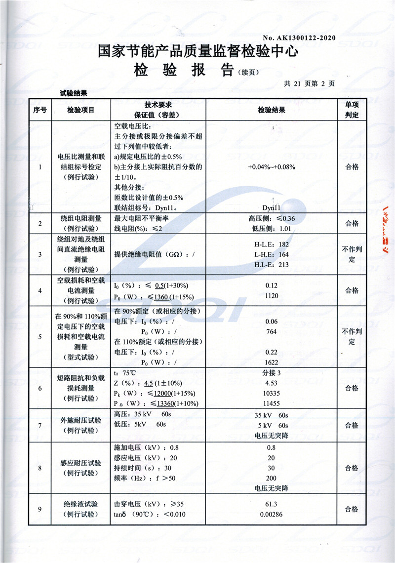 高低压试验报告-S11-1250饶阳饶阳饶阳油浸式变压器-2.jpg